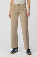 KUT from the Kloth Raw Hem High Waist Ankle Wide Leg Jeans