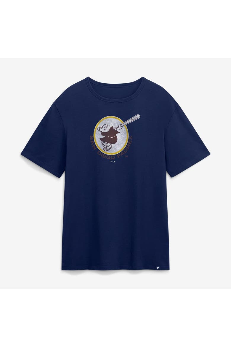 Men's Fanatics Navy San Diego Padres Vintage Logo Legacy T-Shirt, Main, color, Navy