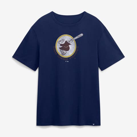 Men's Fanatics Navy San Diego Padres Vintage Logo Legacy T-Shirt