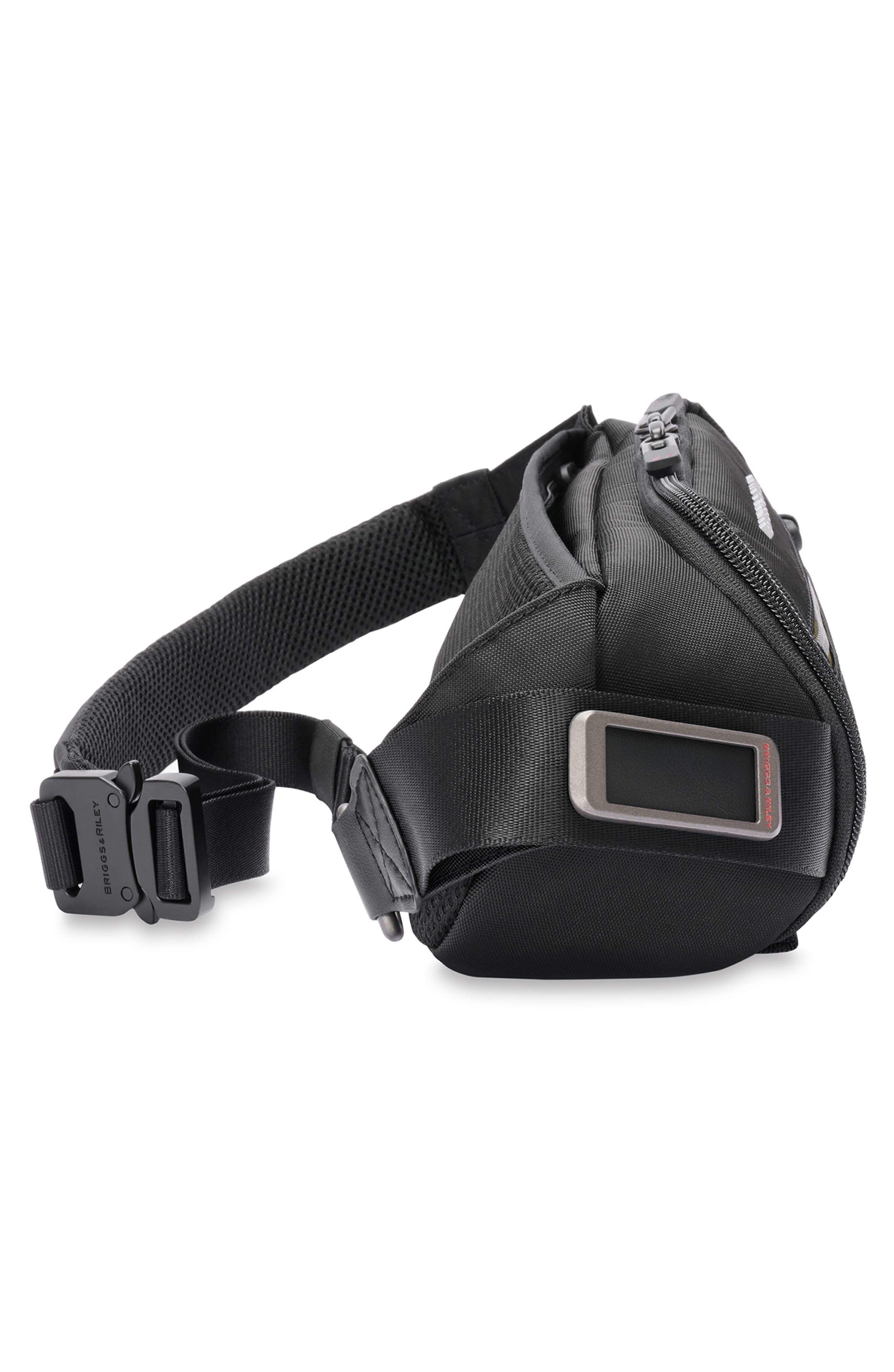 Briggs & Riley HTA Sling Belt Bag, Alternate, color, Black