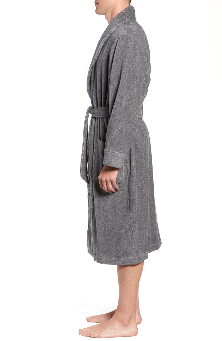 NORDSTROM MEN'S SHOP Hydro Cotton Terry Robe, Alternate, color,