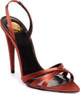 Saint Laurent Kate Pointed Toe Slingback Sandal
