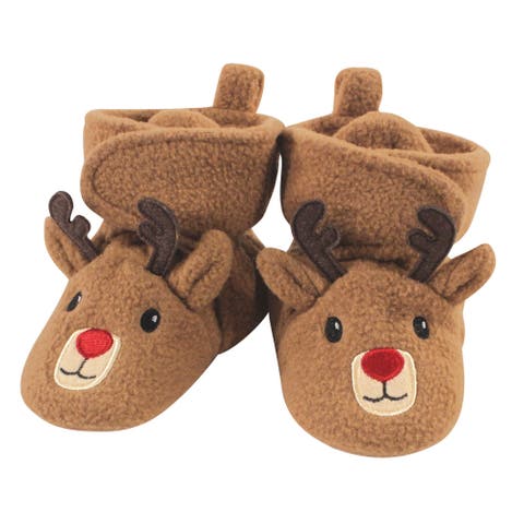 Animal Fleece Bootiesslipper Sock(baby)