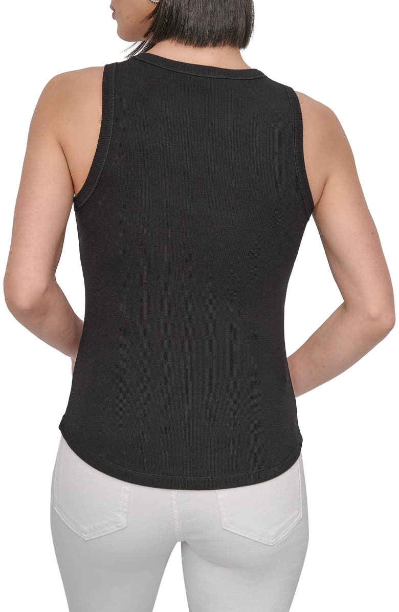 DKNY Pins & Patches Knit Tank, Alternate, color, 