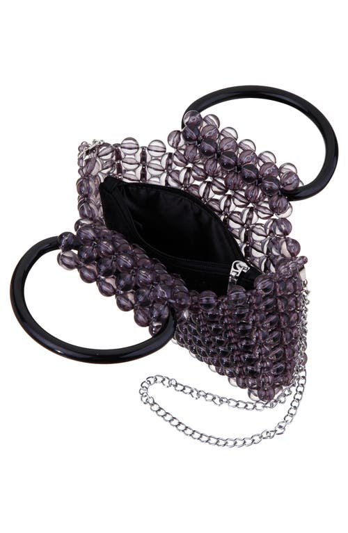 Nina Nylie Top Handle Bag In Purple