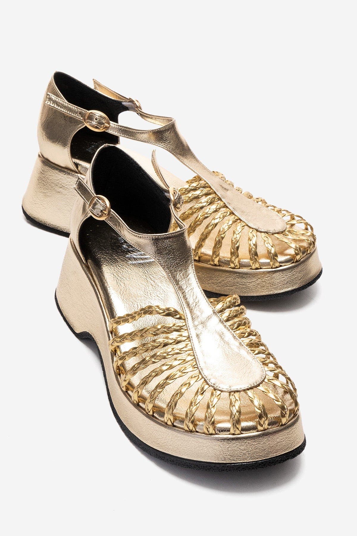 Barry Woven Wedge Sandal - image 4