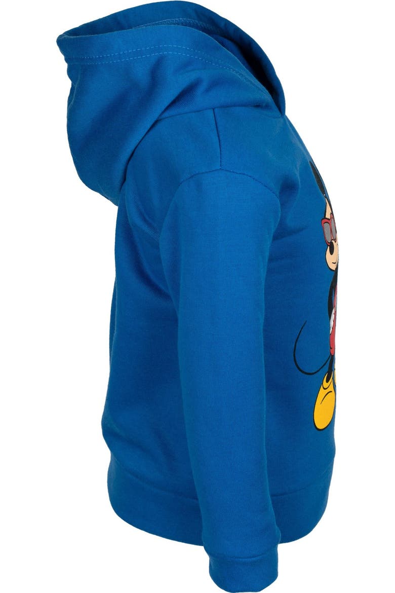 Mickey Mouse & Friends Fleece Hoodie, Alternate, color, Mickey Mouse Blue