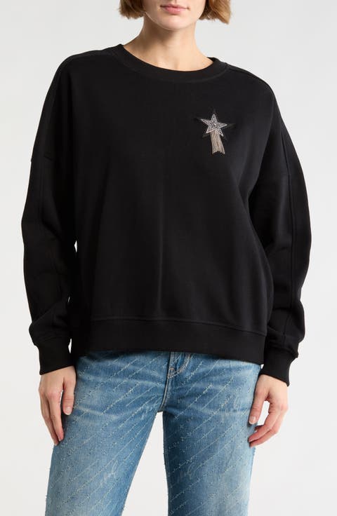 Star Logo Embroidered Sweatshirt