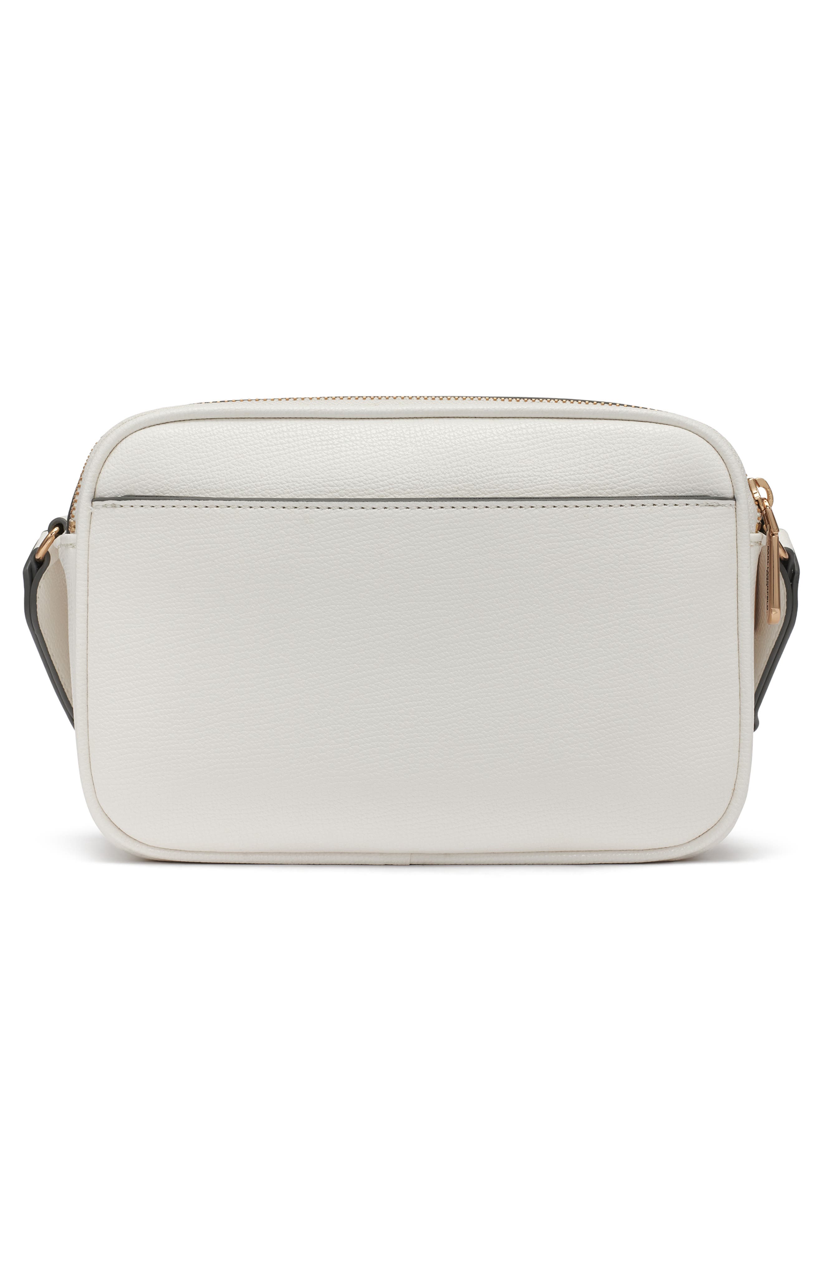 Maybelle Faux Leather Crossbody, Alternate, color, WINTER WHITE/ SILVER