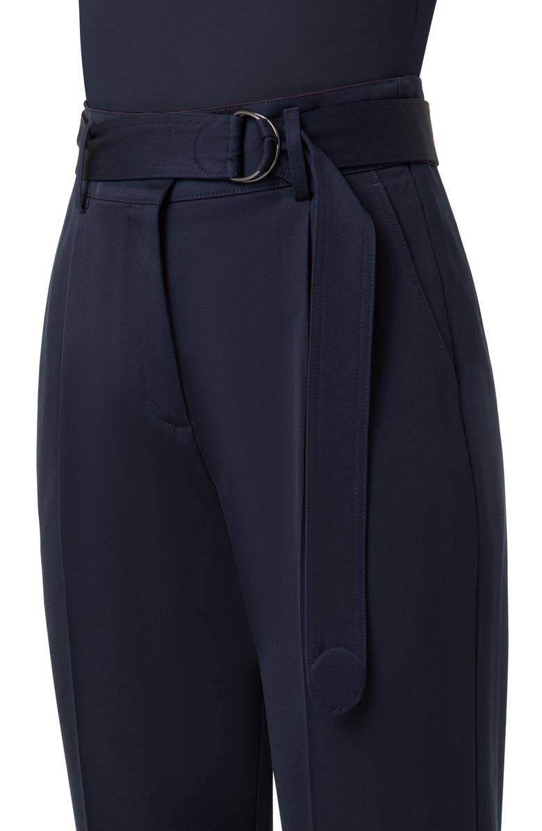 Akris punto Fred Wool Gabardine Tapered Ankle Pants, Alternate, color,