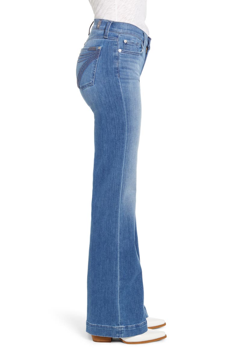 7 For All Mankind Dojo Wide Leg Jeans, Alternate, color,