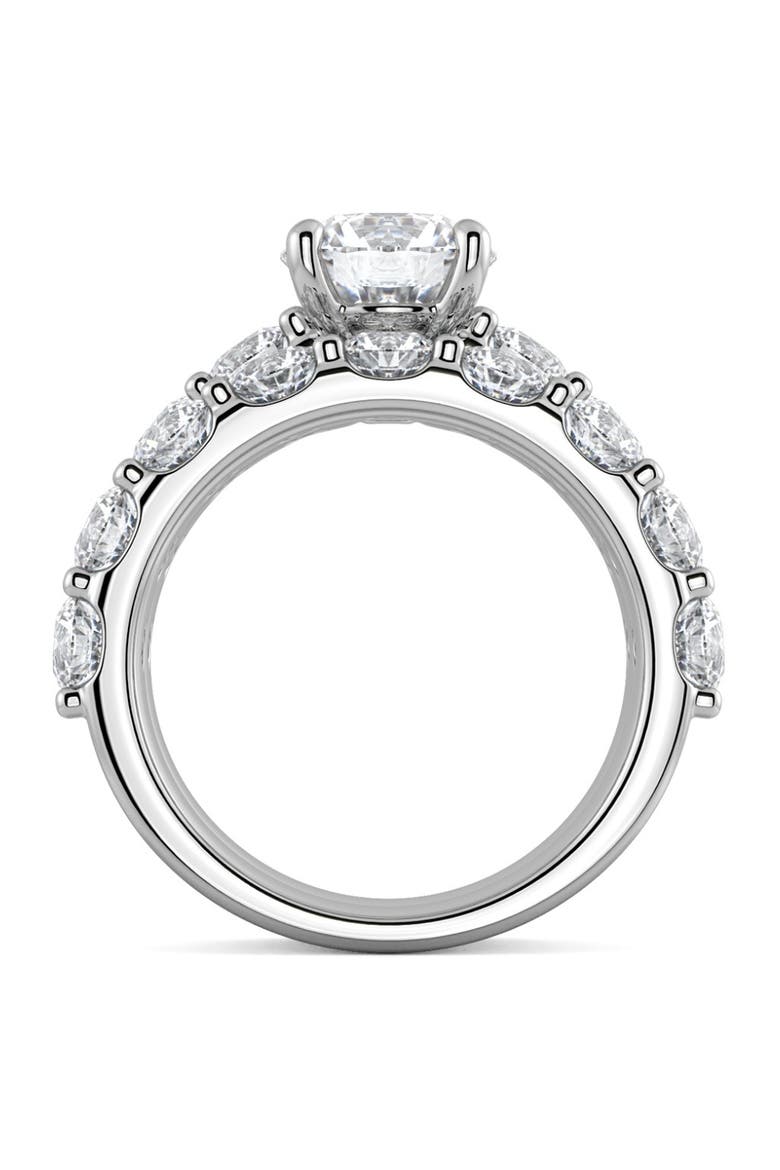 Certified 6ct Diamond Engagement Wedding Ring Set 14K Gold Lab Grown, Alternate, color, 14k White Gold