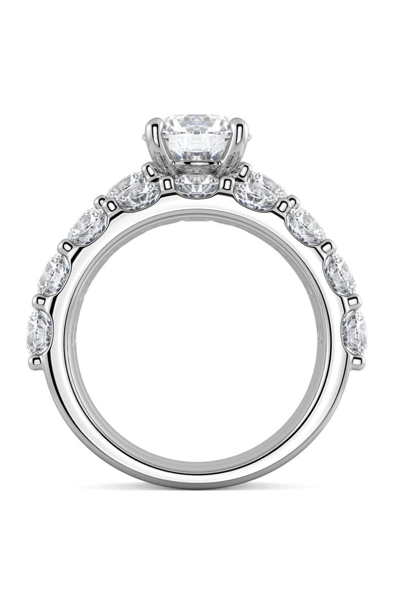 Bliss Diamond Certified 6ct Diamond Engagement Wedding Ring Set 14K Gold Lab Grown, Alternate, color, 14K White Gold