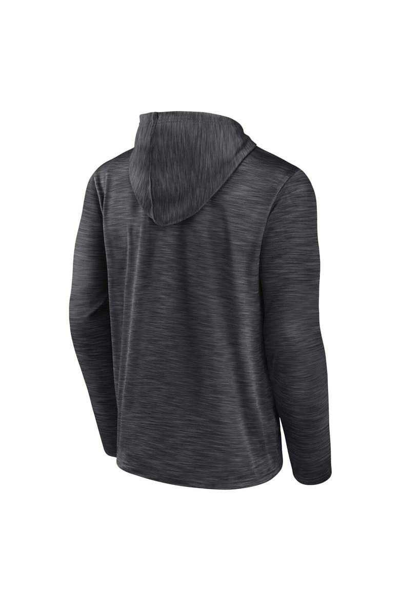 Men's Fanatics Heather Charcoal Utah Jazz Fast Break Pullover Hoodie, Alternate, color, Heather Charcoal