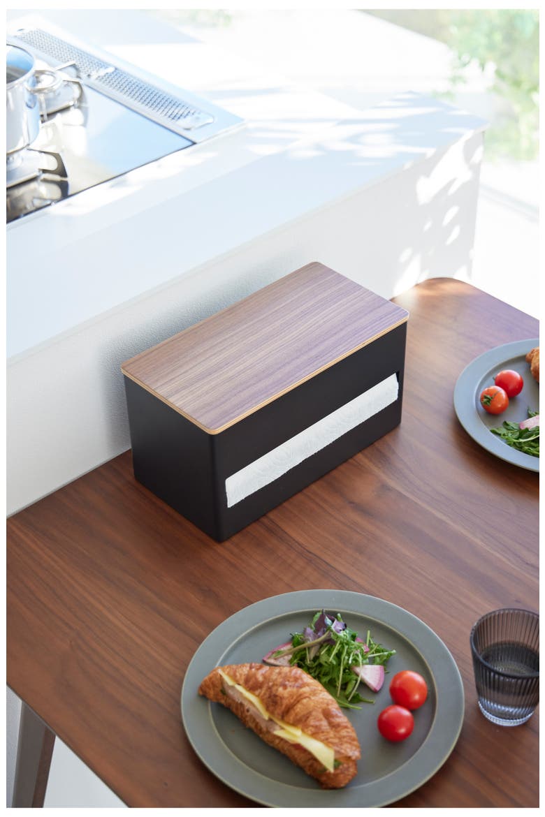 Paper Towel Dispenser, Alternate, color, WALNUT