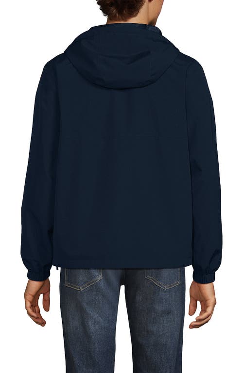 LANDS' END LANDS' END SQUALL WATERPROOF PACKABLE RAIN JACKET