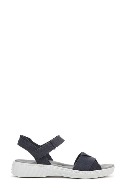 Bzees Women's Lane Washable Open Round Toe Strappy Sandals In Navy