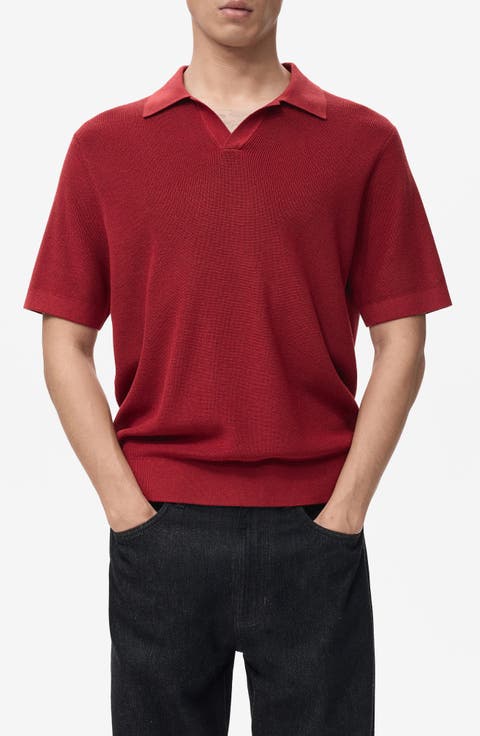 Structured Knit Polo