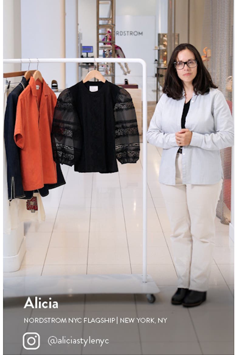 Stefania Lace Trim Shirt video