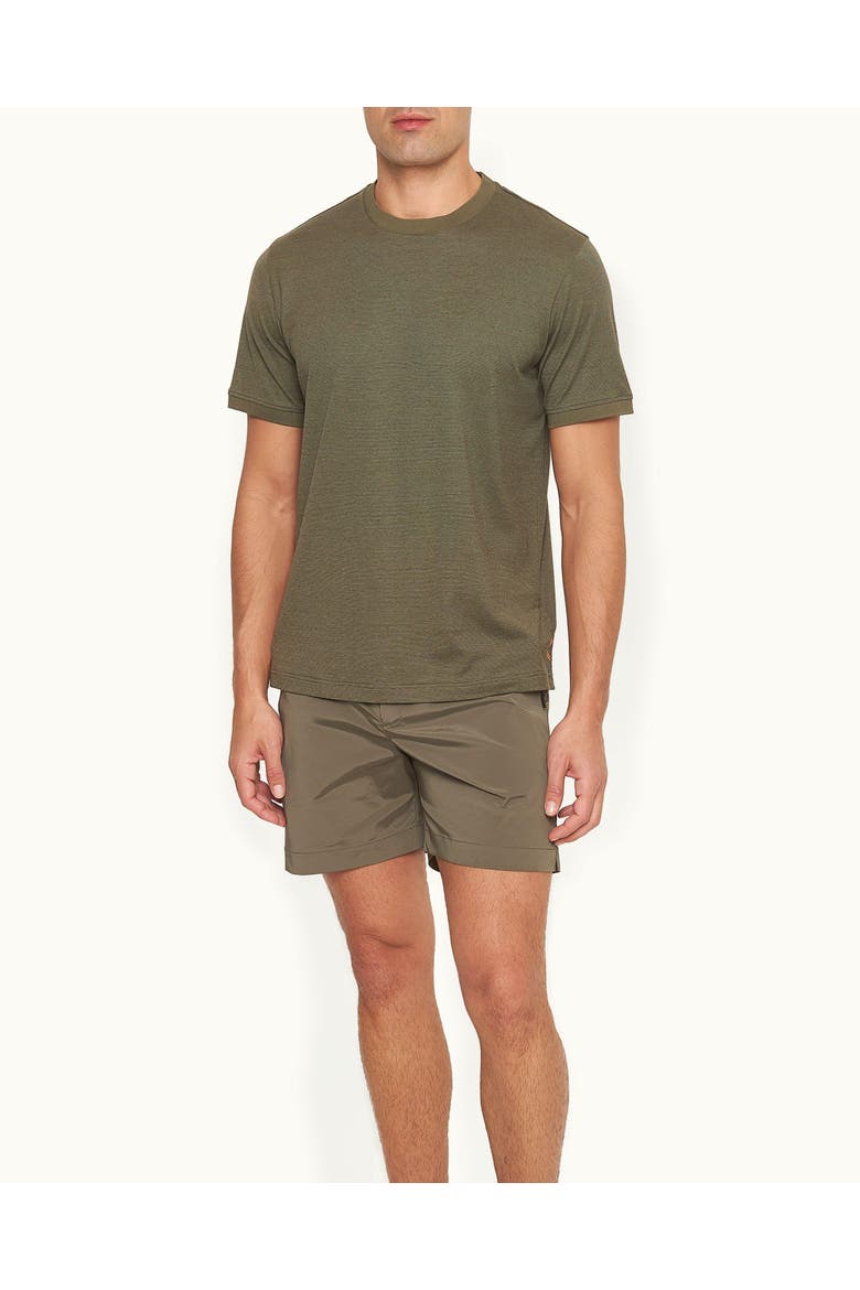 Ob Standard T T-Shirt, Main, color, VERDE TURBINE/ARANCIO APODIS