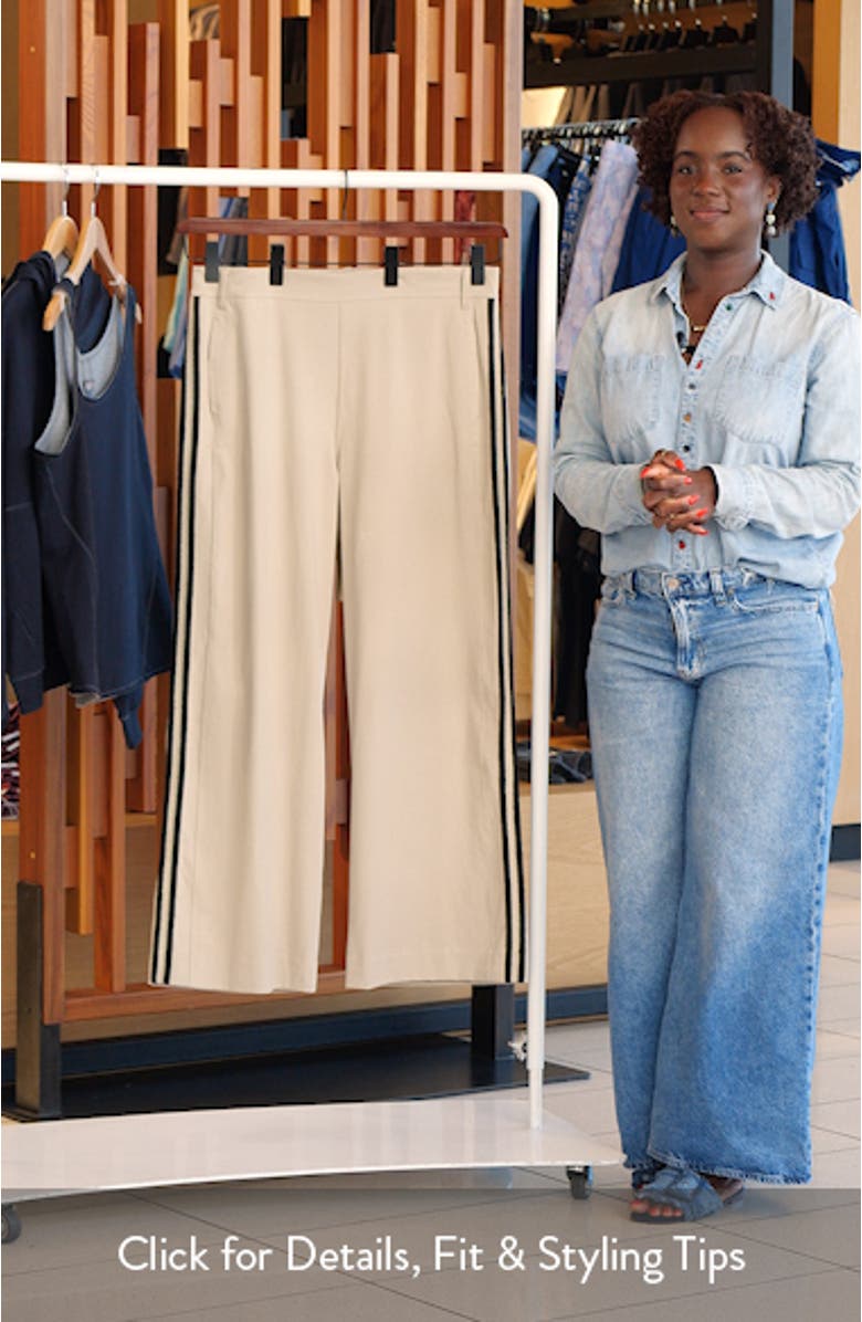 Brinne Side Stripe Pull-On Pants, sales video thumbnail