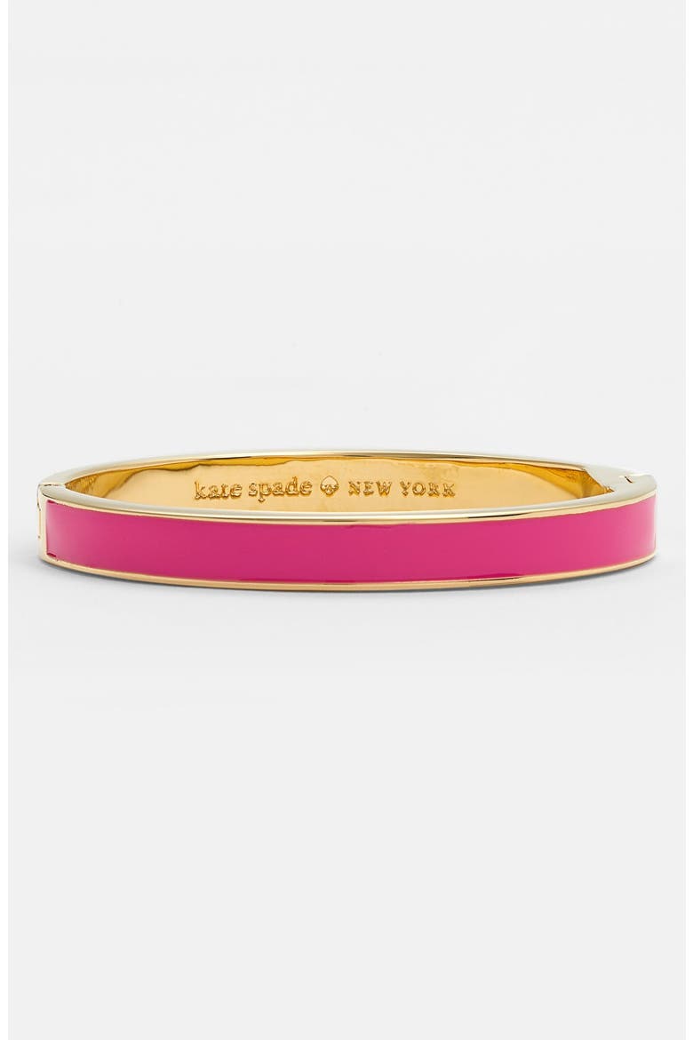 'idiom - tickled pink' hinged bangle, Main, color, BOUGVLPINK