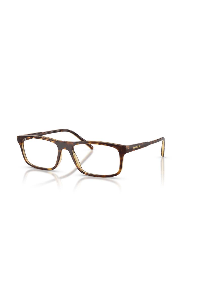 54mm Rectangle optical glasses, Main, color, Brown