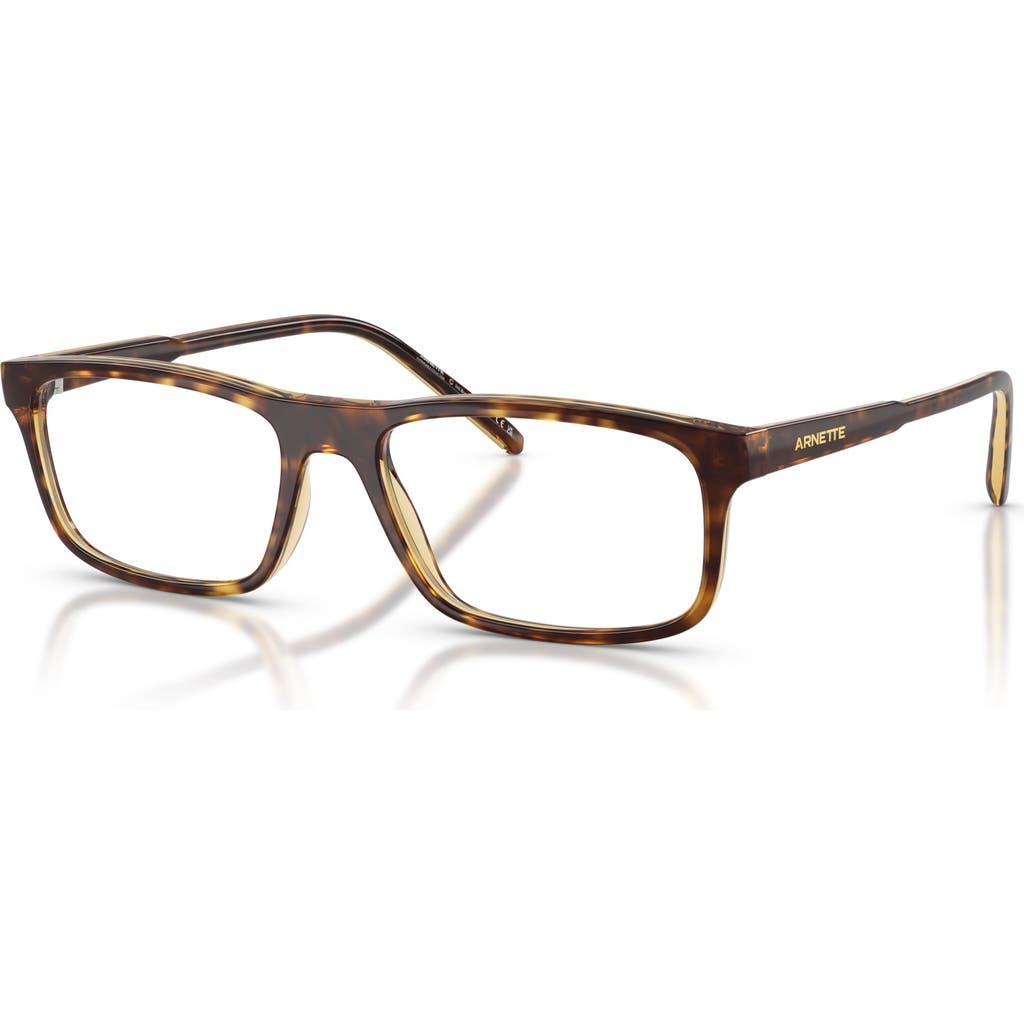 Arnette 54mm Rectangle Optical Glasses In Multi