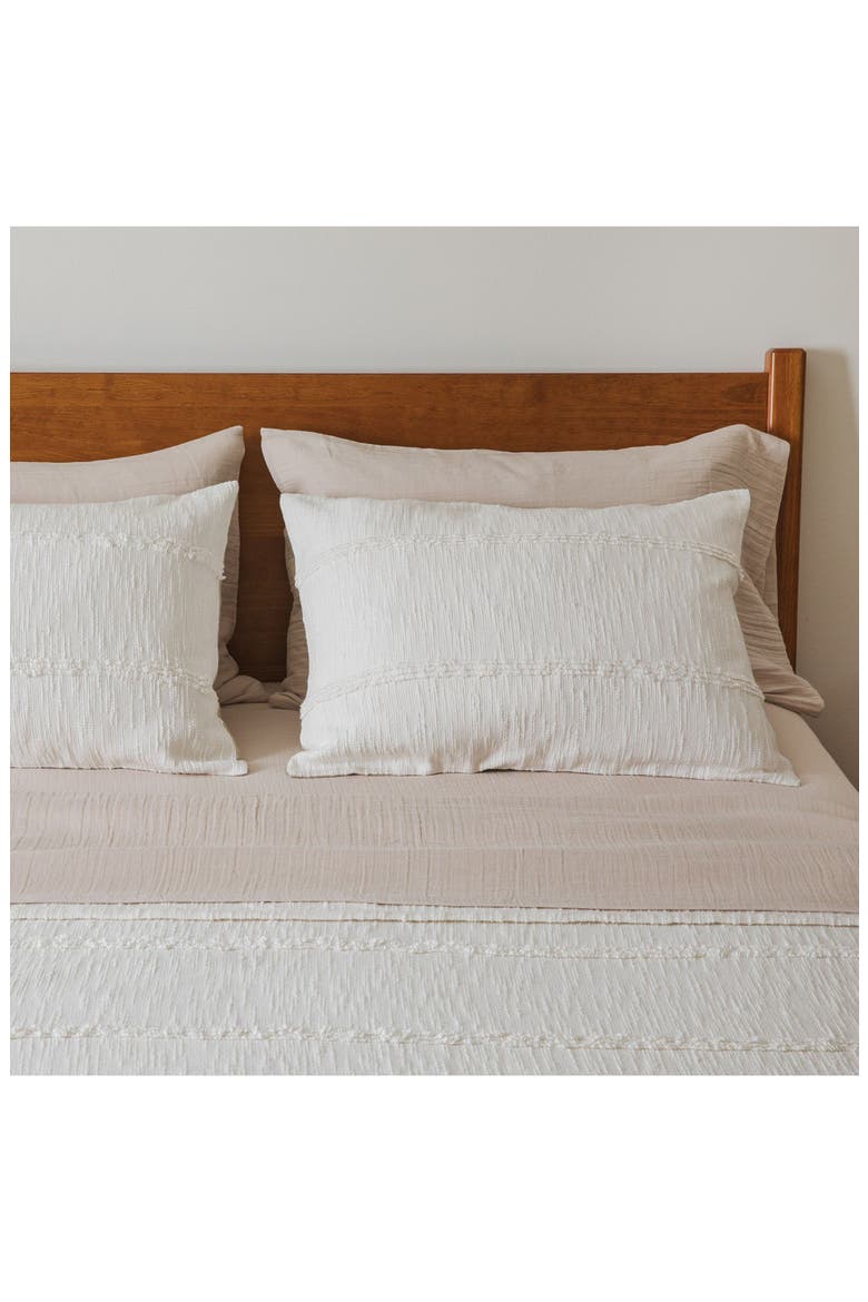 Embroidered Bedspread & Shams Set, Alternate, color, WHITE