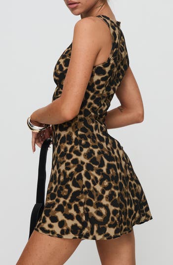 Vivre Leopard Sleeveless Minidress