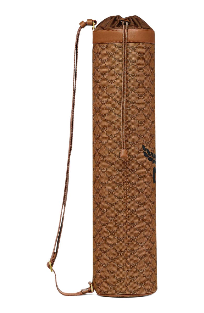 MCM Ottomar Yoga Mat Holder in Lauretos, Alternate, color, Cognac