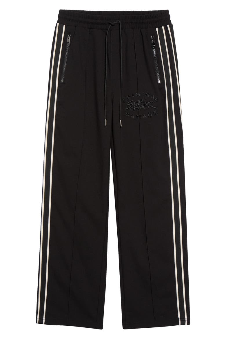 Versus Track Pants, Main, color, BLACK