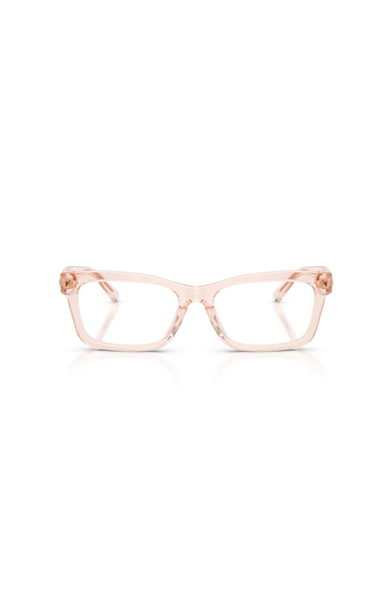 55mm Rectangle optical glasses, Alternate, color, Pink