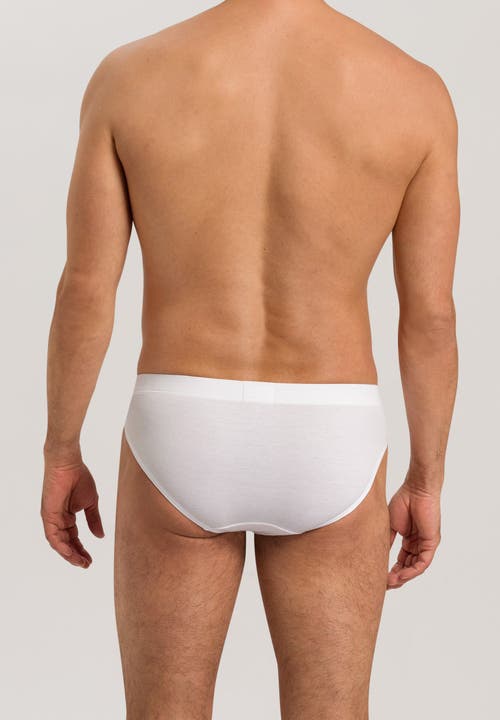 Hanro Sea Island Cotton Brief In White