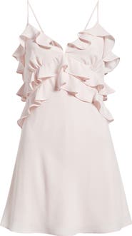 BP. Ruffle Chiffon Cocktail Minidress