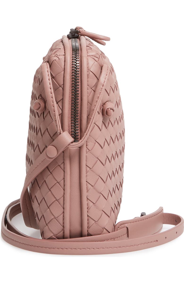 Bottega Veneta Nodini Woven Leather Crossbody Bag, Alternate, color,