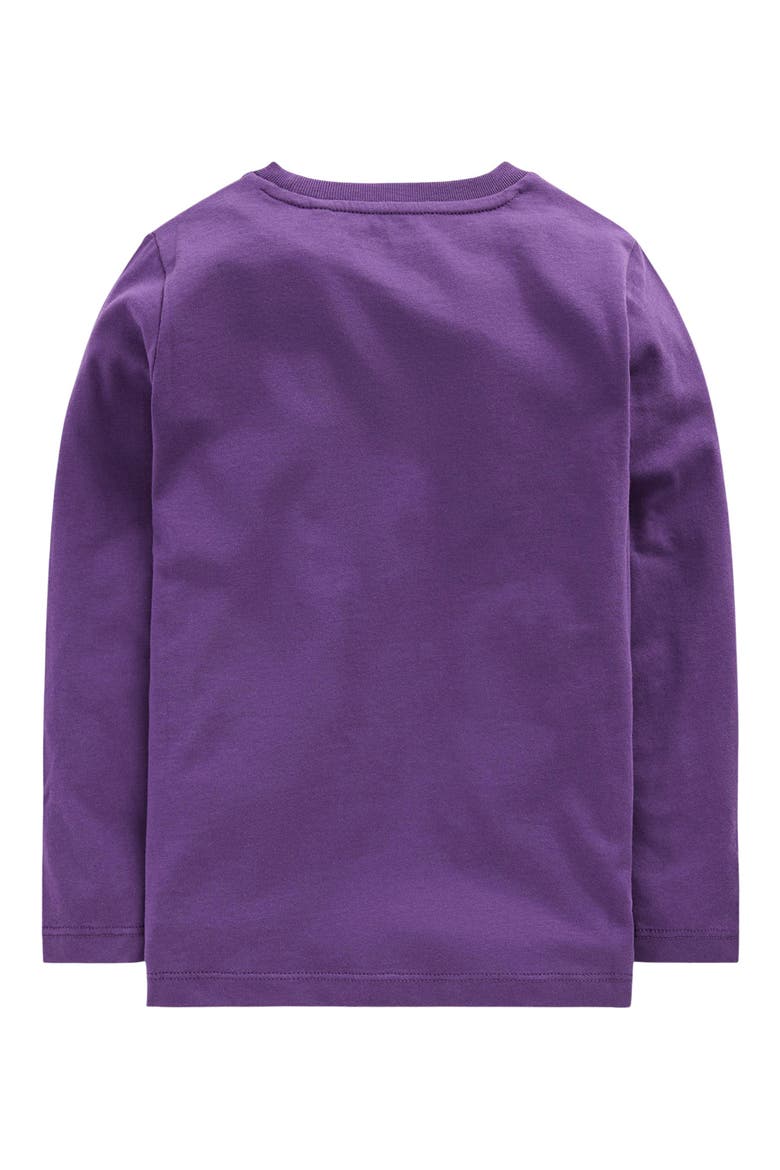 Kids' Dragon Long Sleeve Cotton Graphic T-Shirt, Alternate, color, MYSTIC PURPLE DRAGONS