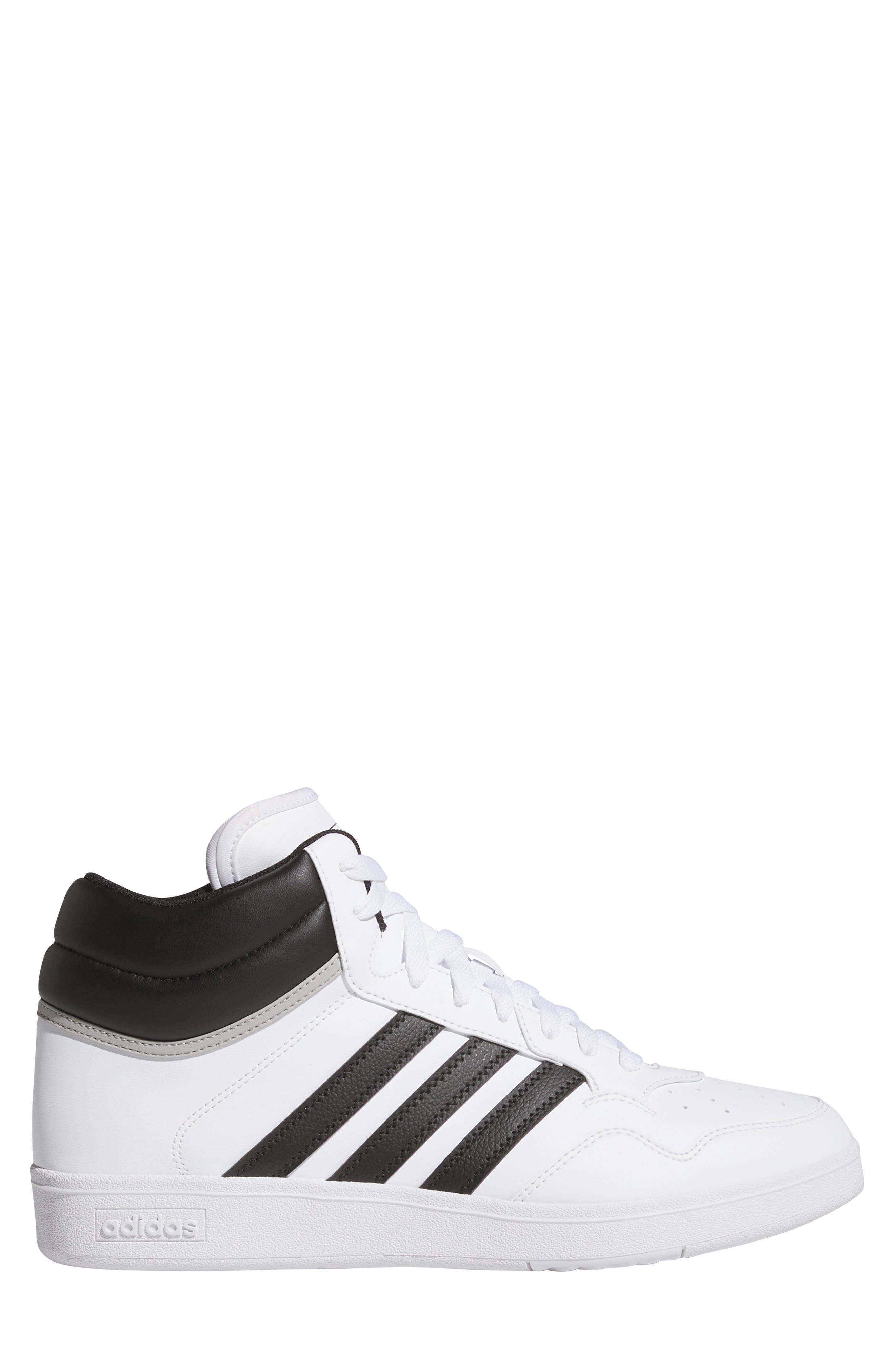 adidas Hoops 4.0 Mid Sportswear Basketball Sneaker, Alternate, color, White/ Black/ Grey