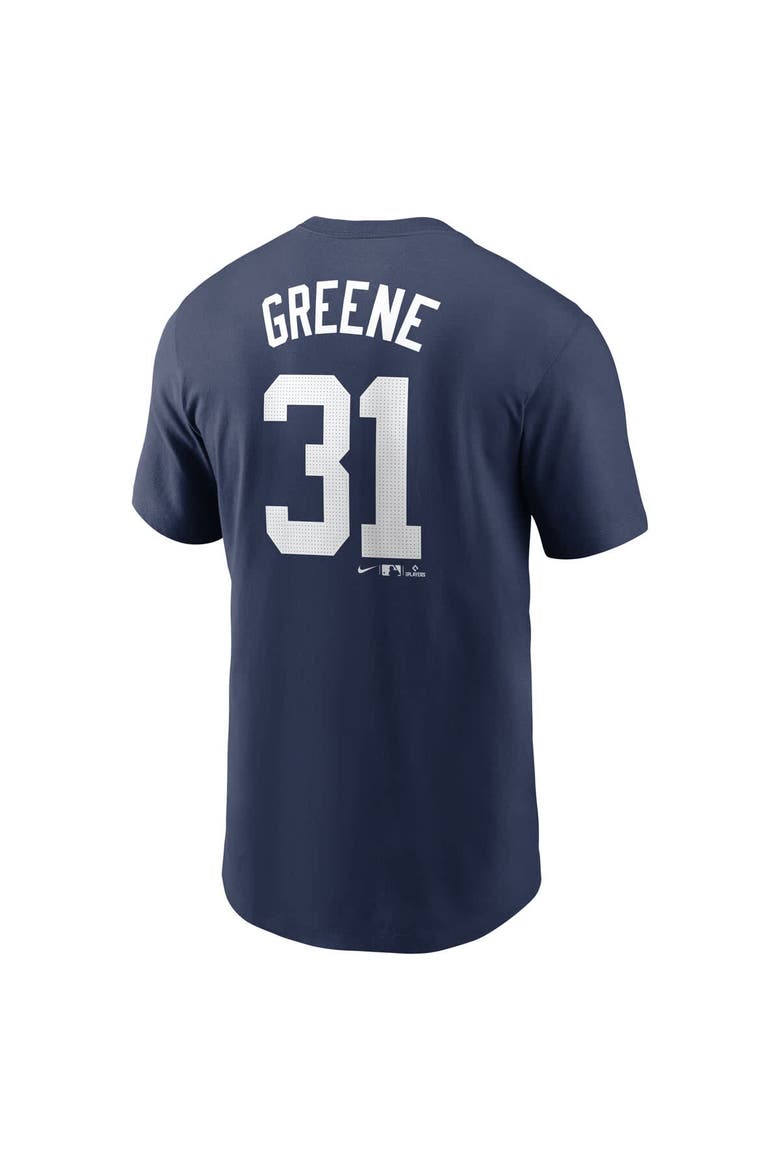 Men's Nike Riley Greene Navy Detroit Tigers Fuse Name & Number T-Shirt, Alternate, color, Navy