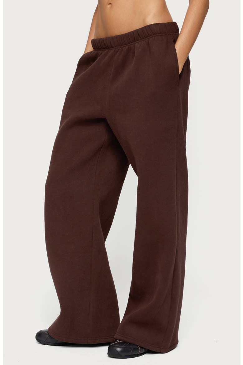 Really Edikted Sweatpants, Alternate, color, BROWN