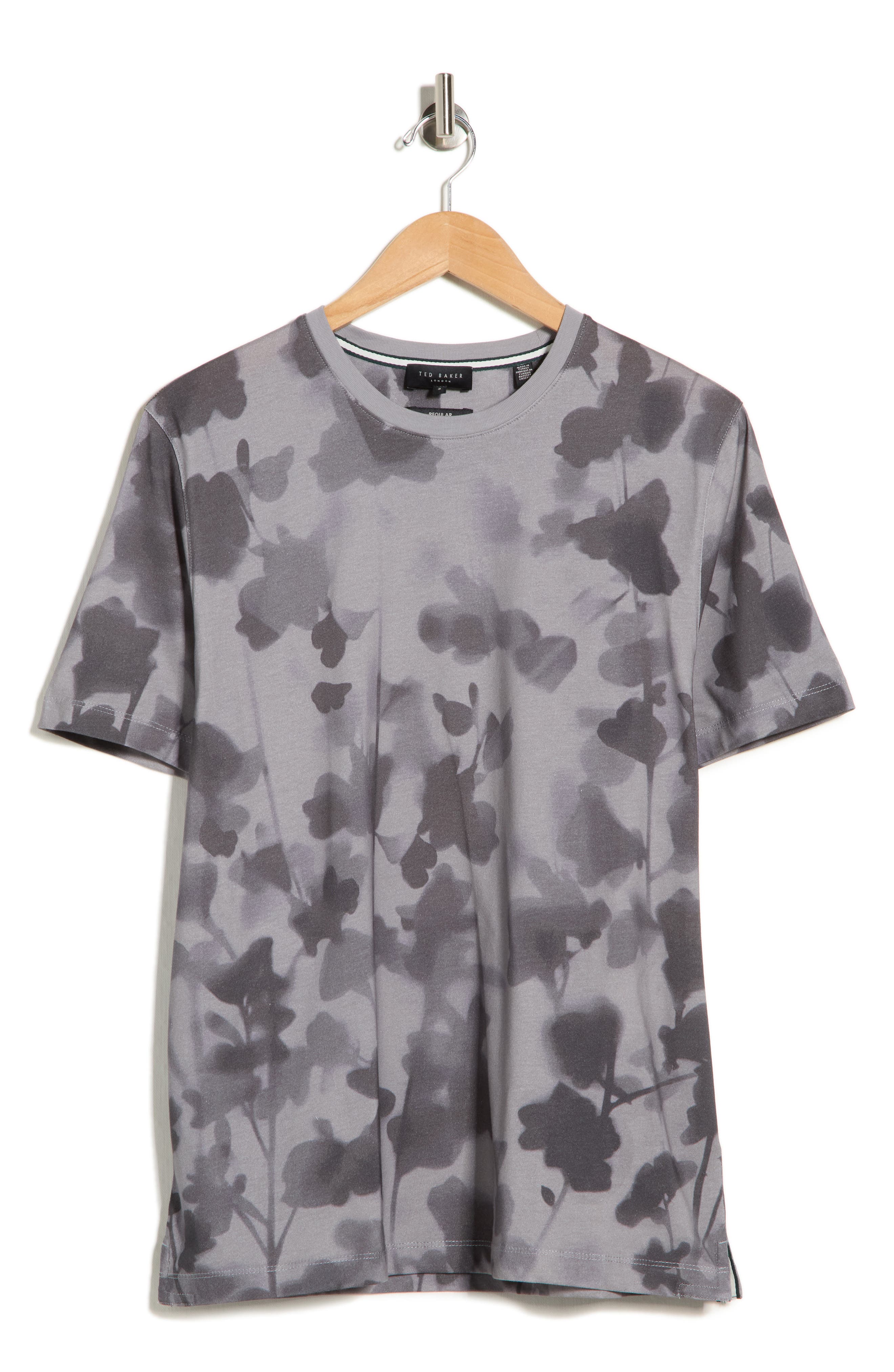 Ted Baker London Denniss Floral Print Cotton T-Shirt