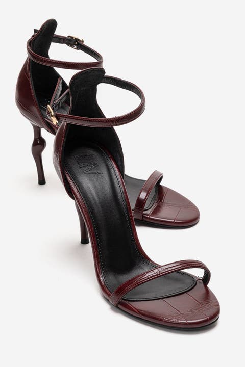 Yelena Ankle Strap Stiletto Pump