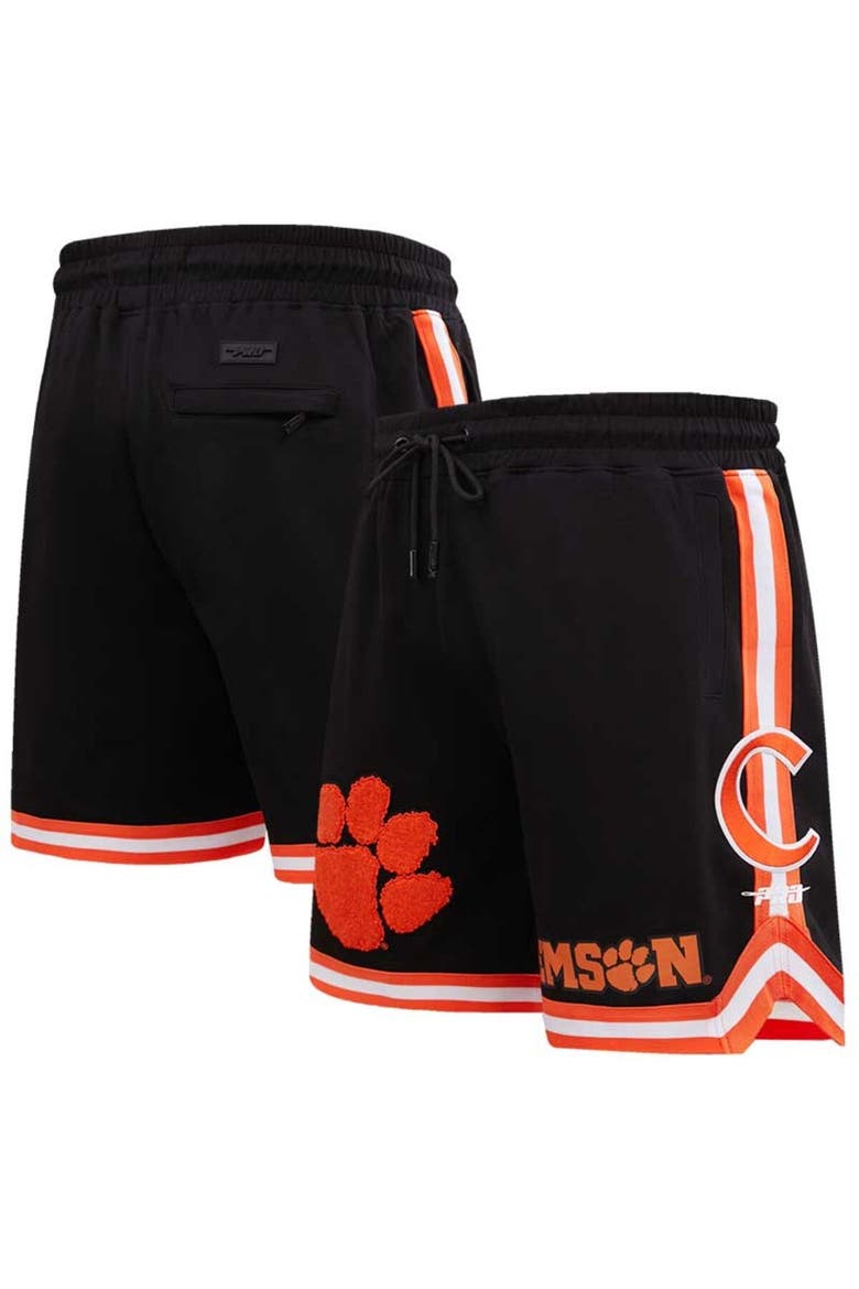 Men's Pro Standard Black Clemson Tigers Classic Shorts, Main, color, Black