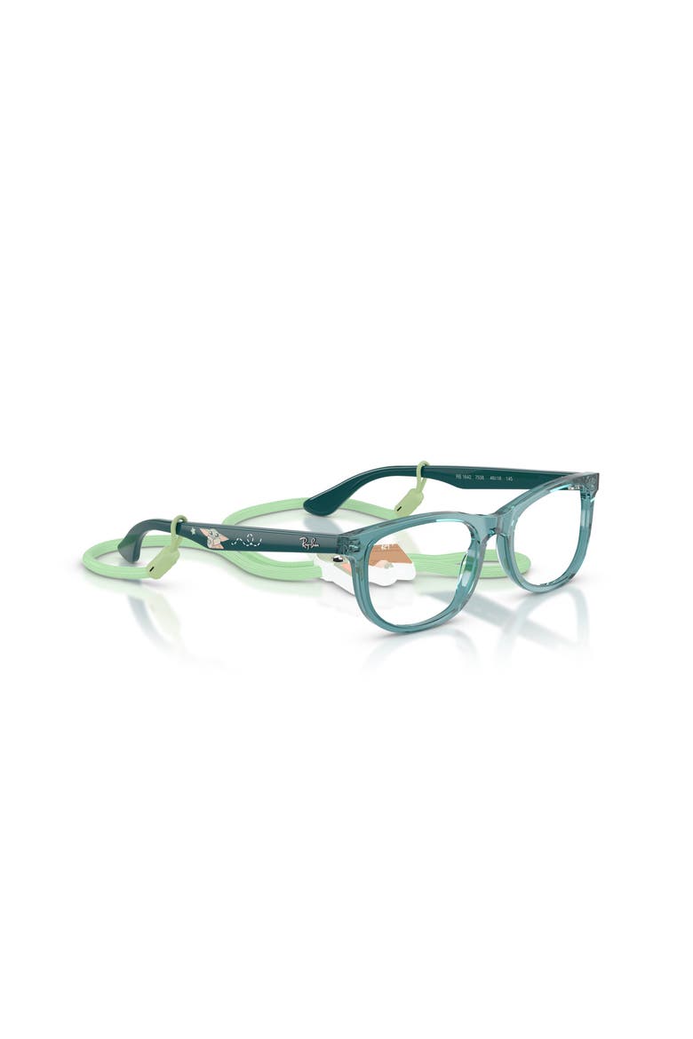 48mm Rectangle optical glasses, Alternate, color, Green