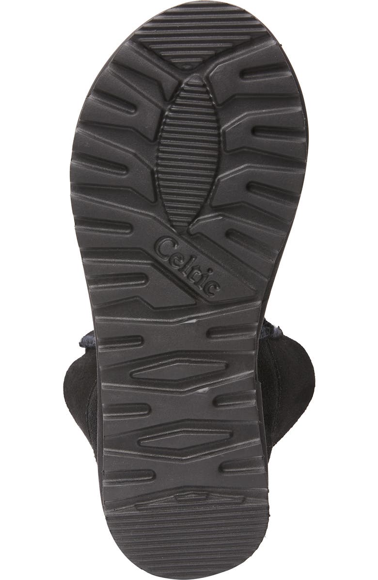 Celtic & Co. Celt Shearling Super Shortie Boots, Alternate, color, Black