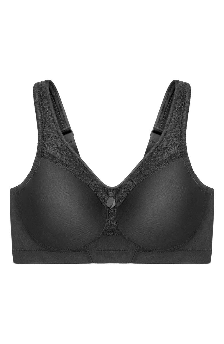 Glamorise Full Figure MagicLift Wireless Bra, Alternate, color, Black