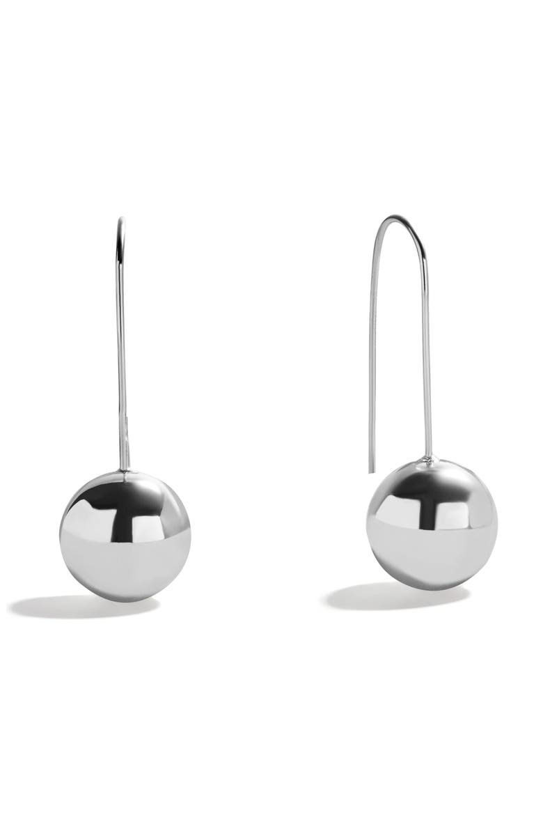 Silver Pisa Earrings, Main, color, SILVER