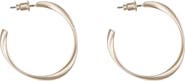 Bearfruit Jewelry Leslie Small Sculpted Oval Hoop Earrings Dainty Trendy
