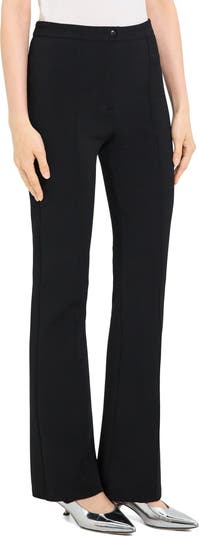 美品 希少L Theory Compact Crepe Peplum 23SS Theory Compact Crepe Flare Pants | Nordstrom