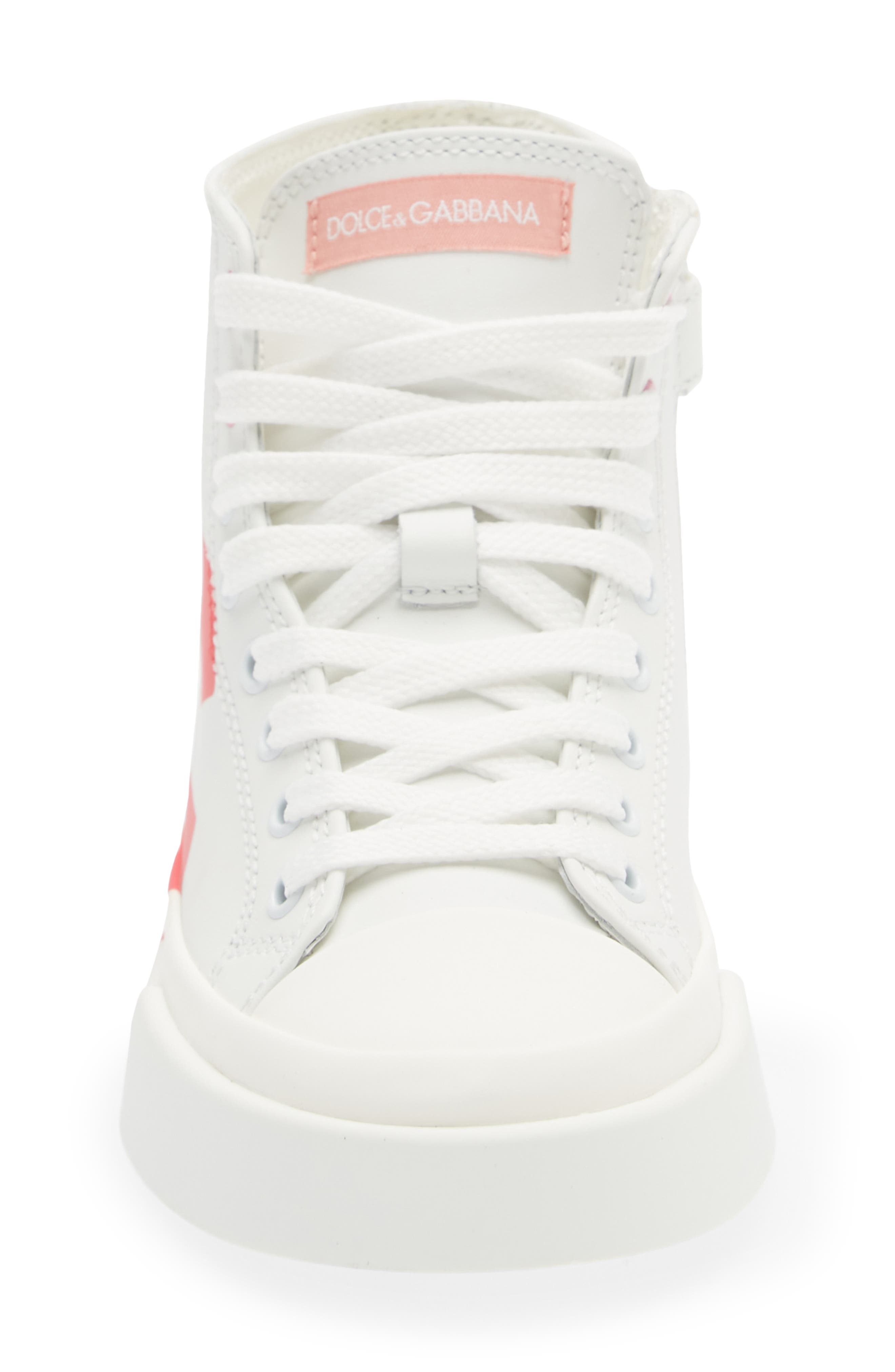 Dolce&Gabbana DG Logo High Top Sneaker, Alternate, color, 
